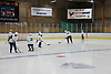 Uppvärmning inför match om tredje pris